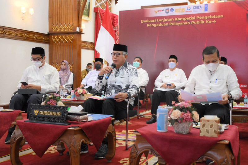 Ikut Kompetisi P4, Gubernur Nova Paparkan Penerapan Pengelolaan Aduan Pemerintah Aceh