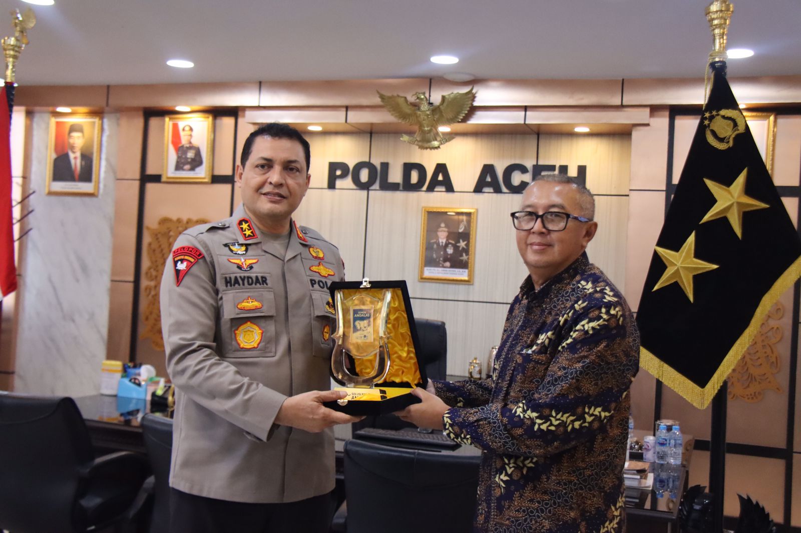 Kapolda Aceh terima Audiensi Presiden Direktur PT SBA