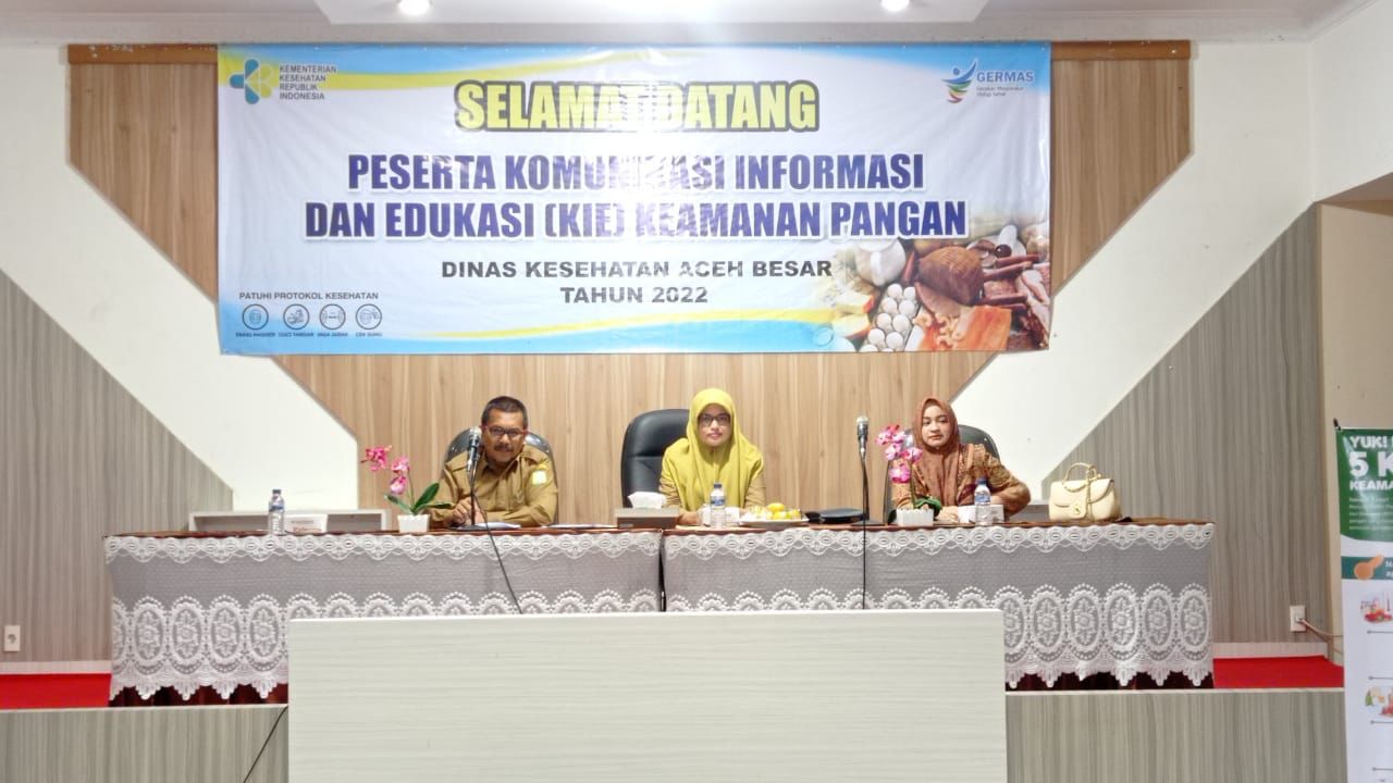 Dinkes Aceh Besar Sebut Keamanan Pangan Perlu Diawasi Bersama