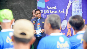 Buka Grand Final Liga Baveti se-Aceh, Aminullah Harapkan Kebangkitan Olahraga Kota