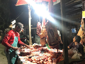 Meugang Idul Fitri, Harga Daging di Kota Langsa Tembus Rp 170.000/Kg