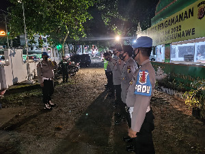Personel Piket Pos Operasi Ketupat Seulawah 2022 Patroli Cegah Guantibmas