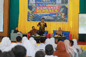 Aceh Tamiang Jadi Kabupaten Pertama Kampanye Membaca yang Digagas DPKA