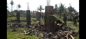 Tiang Masjid Taqwa Muhammadiyah Bireuen Dibongkar Paksa Satpol PP