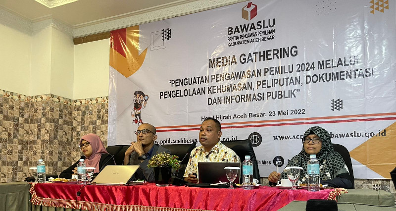Ketua KIA Minta Panwaslih Aceh Besar Perkuat Kualitas Informasi Publik