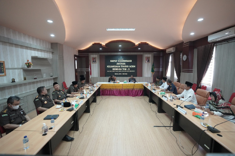 Tim 9 Meukarya Aceh Beraudiensi dengan Kejati Aceh Bahas Isu Strategis