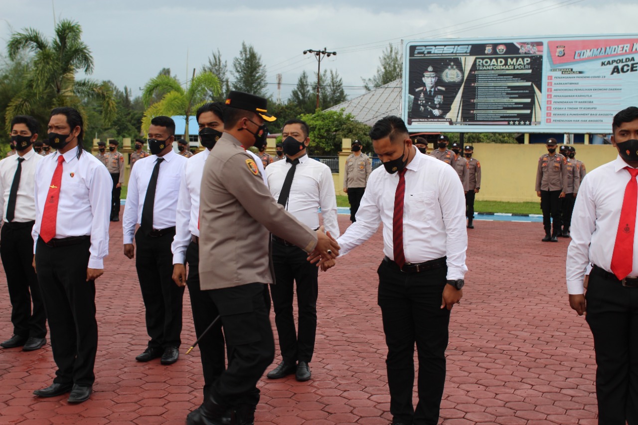Berhasil Ungkap Kasus Pencurian Arsip Negara, Kapolres Aceh Jaya Apresiasi 15 Personelnya