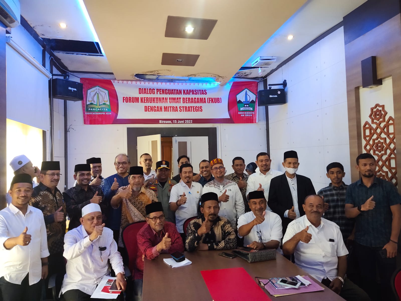 Perkuat Kapasitas FKUB, Kesbangpol Aceh Gelar Dialog di Bireuen