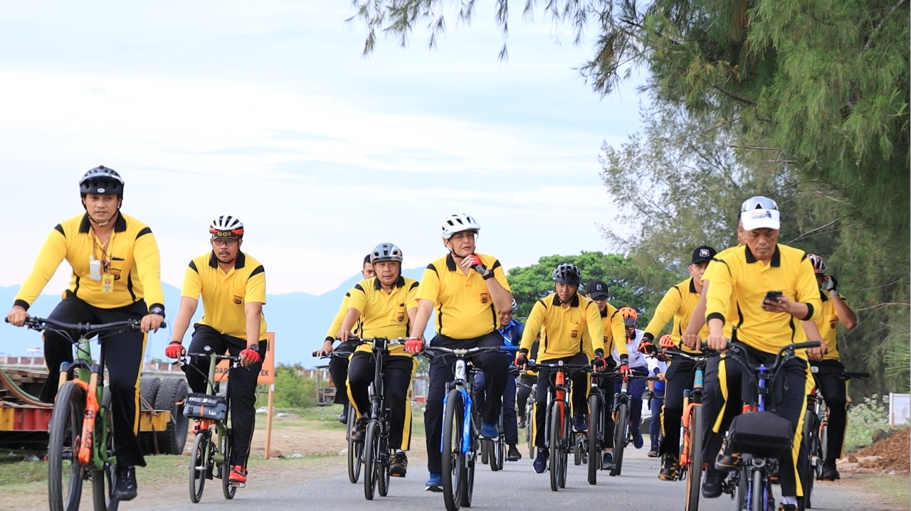 Fun Bike Polda Aceh Warnai Rangkaian Hari Bhayangkara Ke-76