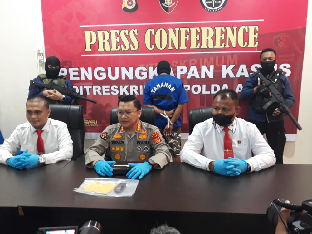 Polda Aceh Tangkap Eksekutor Penembakan di Indrapuri Aceh Besar
