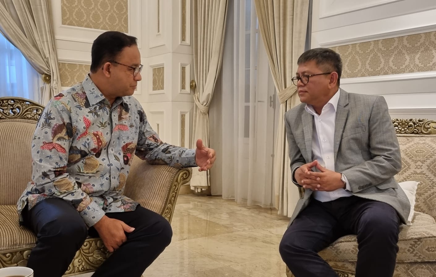 Bertemu Anies Baswedan di Jakarta, Taufiqulhadi: Silaturahmi, Seraya Pamit ke Aceh