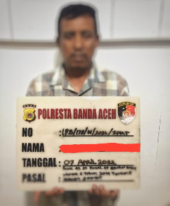 Polisi Tangkap Ayah Yang Tega Mencabuli Anak Kandung di Aceh Besar