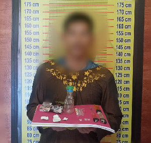 Miliki Narkoba, Seorang Pria asal Aceh Tamiang Diamankan Polisi
