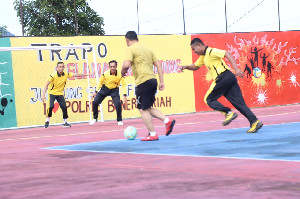 Kapolres Bener Meriah Buka Turnamen Futsal Hari Bhayangkara ke-76