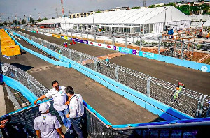 Rampung Dalam Waktu 54 Hari, Pembangunan Sirkuit Formula E Tercepat di Dunia
