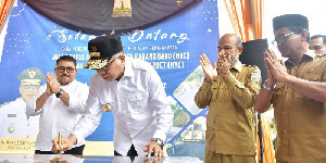 Gubernur Aceh Meresmikan dan Soft Launching Dua Ruas Jalan MYC di Tamiang