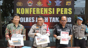 Polisi Gerebek Galian C Ilegal di Aceh Tamiang, Pelaku dan Beko Diamankan