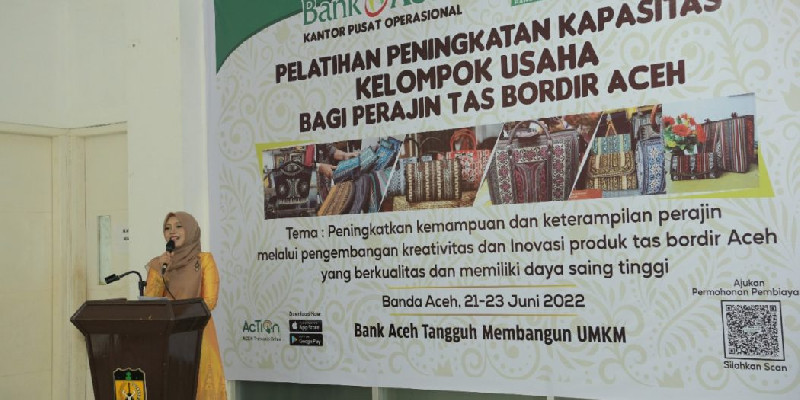 Dekranasda Aceh Harapkan Pelatihan Mampu Memunculkan Inovasi Baru dan Dongkrak Ekonomi Pengrajin