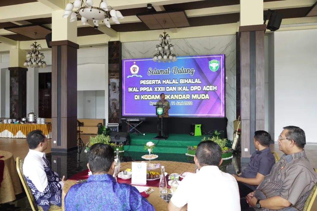 Kodam IM Gelar Halal Bihalal Ikatan Alumni Lemhannas PPSA XXIII dan IKAL DPD Aceh