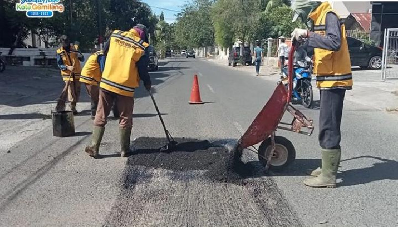 292 Titik Jalan Berlubang Sudah Diperbaiki Pemko Banda Aceh Hingga Mei 2022