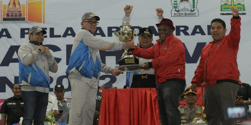 Tutup Popda XVI, Gubernur Nova: Aceh Miliki Segudang Atlet, Generasi Muda Bertalenta