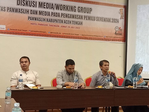 Panwaslih Aceh Tengah Gandeng Media Lakukan Pengawasan Pemilu