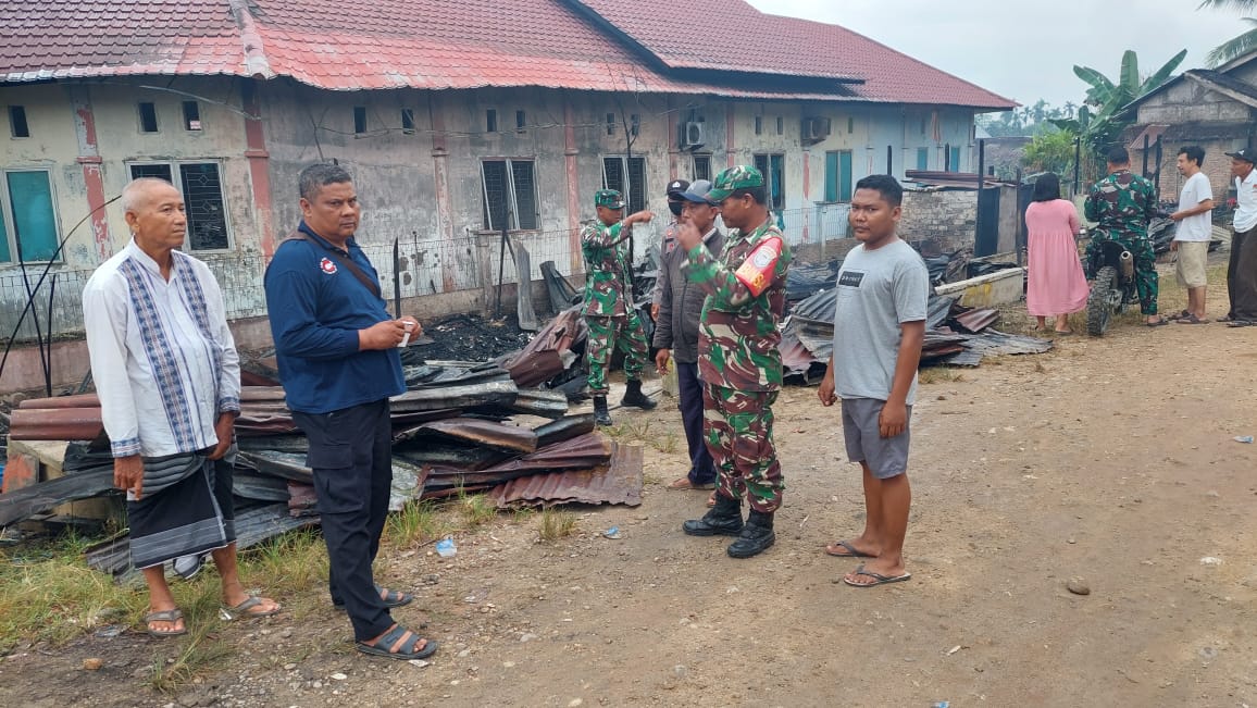 Satu Unit Rumah dan Puskesmas di Aceh Tamiang Dilalap Sijago Merah