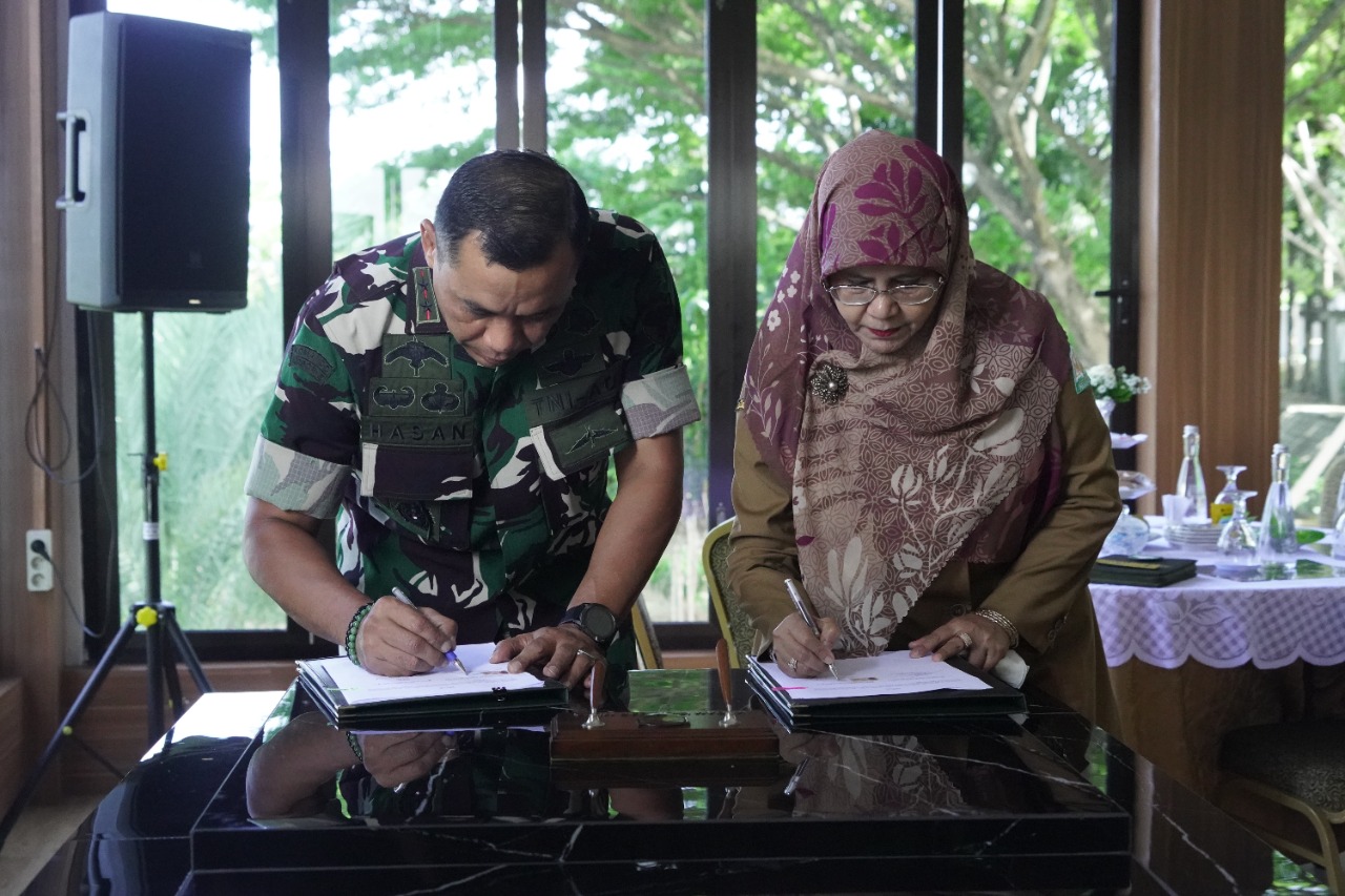 Dukung Ketahanan Pangan, Pangdam IM dan Kadistanbun Aceh Lakukan Kerjasama