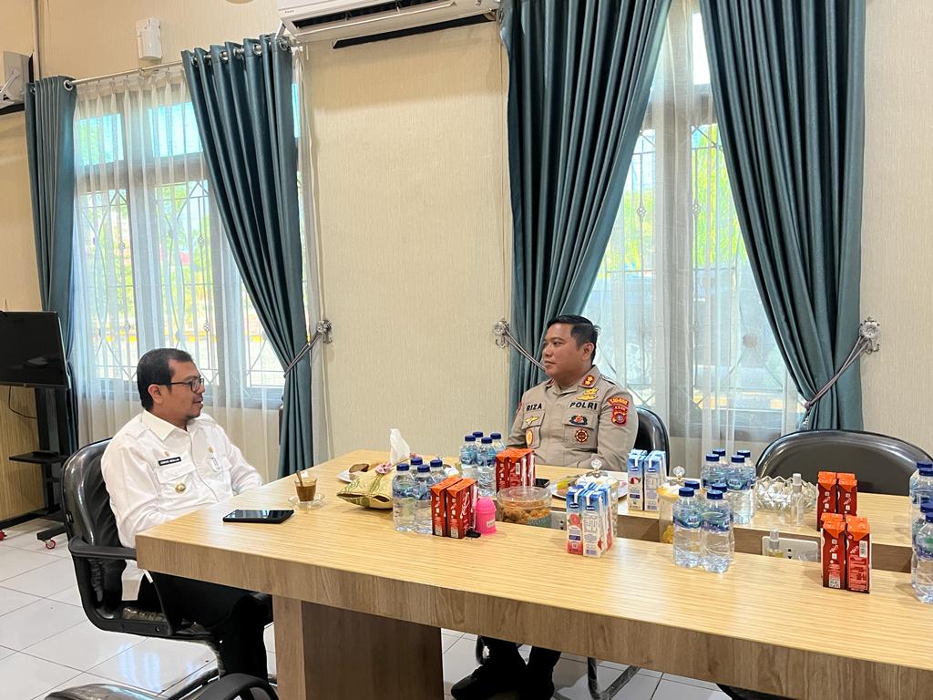 Silaturahmi Dengan Kapolres, Pj Bupati Aceh Utara Minta Dukungan Jaga Kamtibmas