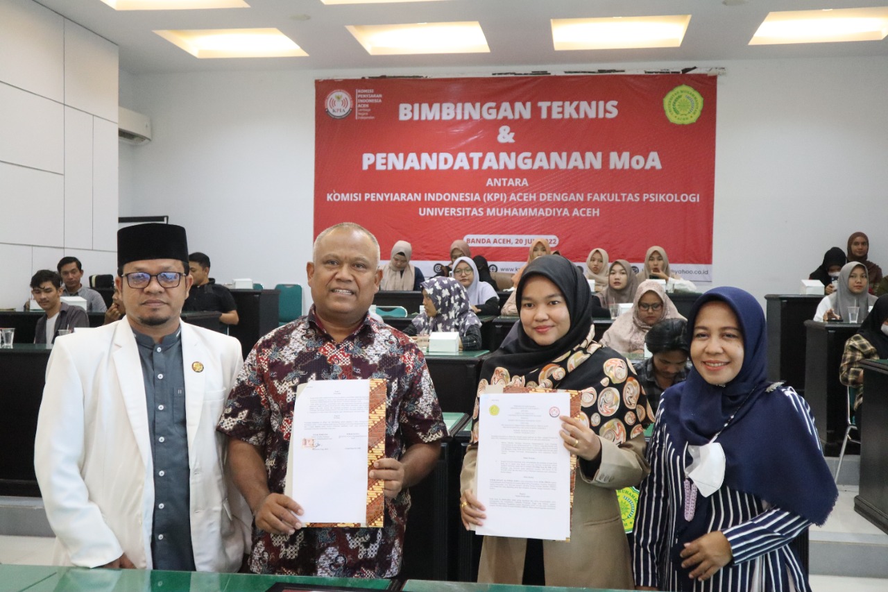 Ajak Mahasiswa Awasi Isi Siaran, KPI Aceh dan UNMUHA Lakukan Kerjasama