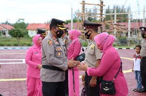 21 Personel Polri di Polres Aceh Jaya Naik Pangkat