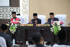 Hadiri Pelantikan Wakil Ketua II DPRK Aceh Utara, Ini Pesan Azwardi