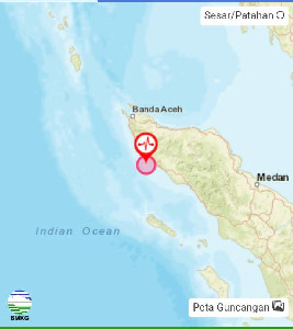 Gempa Bumi Terkini Berkekuatan 5,6 Magnitudo Guncang Aceh Jaya, Tak Berpotensi Tsunami