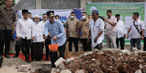 Gubernur Nova Letakkan Batu Pertama Pembangunan Rumah Baitul Mal Aceh