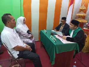 Kerjasama dengan Mahkamah Syar'iyah Idi, Kemenag Aceh Timur Gelar Isbat Nikah