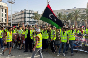 Demonstran Libya Serbu Gedung Parlemen di Tobruk