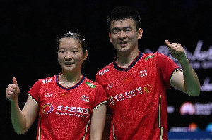 Zheng Siwei/Huang Yaqiong  Monster Bulutangkis Juara Malaysia Open 2022