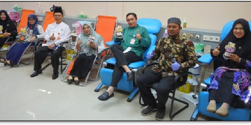 Empat Hari, ASN Pemerintah Aceh Kumpulkan 1.699 Kantong Darah