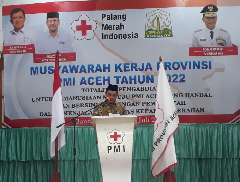 Mukerprov PMI Aceh, Kepala Dinkes Aceh Harap PMI Aceh Tetap Eksis