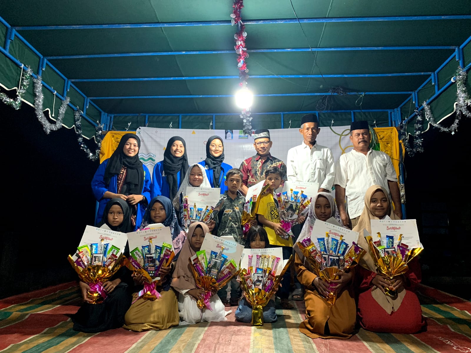 Kelompok KKN Melayu Serumpun III Posko Gampong Lamtui Adakan Festival Literasi