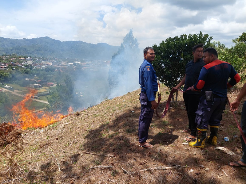 Dua Kebakaran Lahan di Aceh Tengah Berhasil Dipadamkan