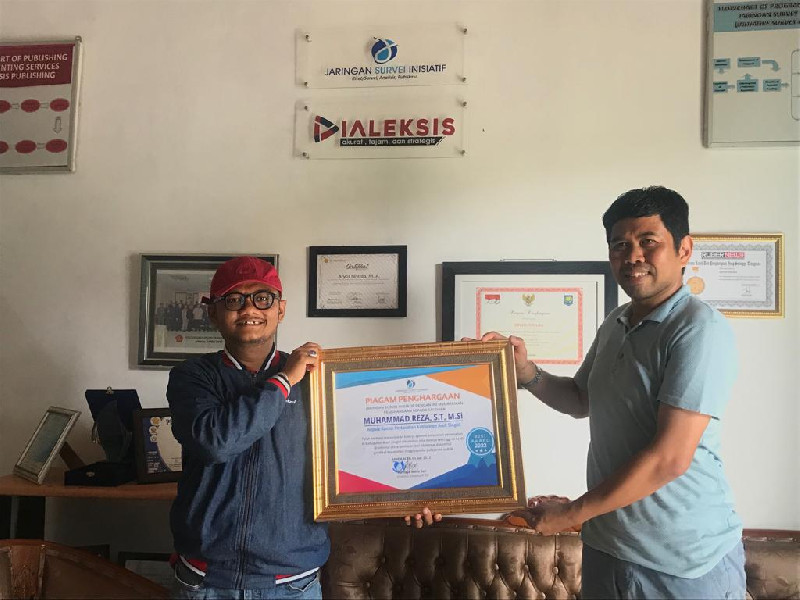 JSI Berikan Penghargaan ke Kakantah Aceh Singkil, Reza: Terima Kasih Atas Apresiasinya