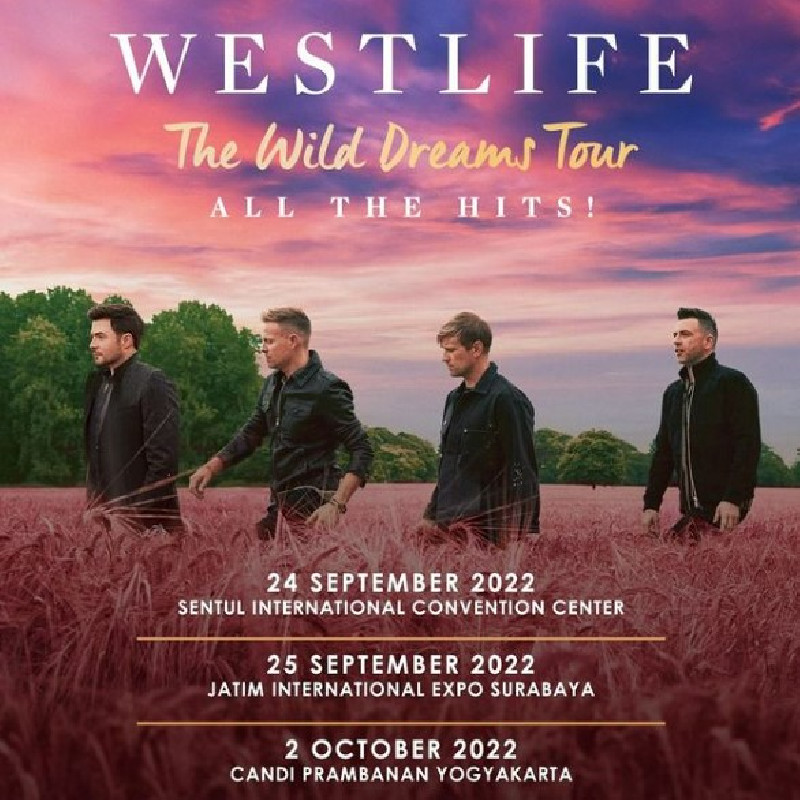 Westlife Tambah 3 Konser di Indonesia, Salah Satunya di Candi Prambanan