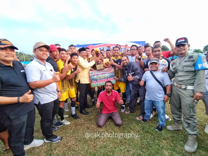Gatra Fc Geudong Alue Juarai  Turnamen Football Competition Kota Juang  Cup I