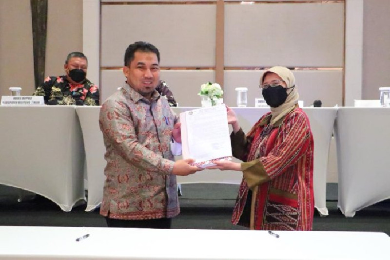 Dokumen Persetujuan RDTR KIA Ladong Diserahkan, Ini Harapan Pj Bupati Aceh Besar