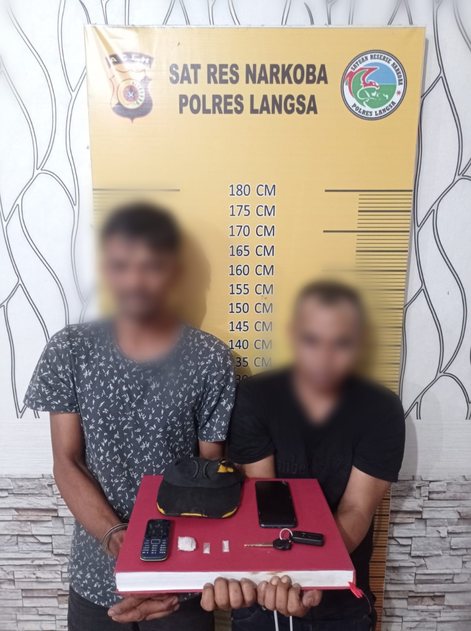 Transaksi Narkoba, Polisi Berhasil Amankan Dua Pria asal Kota Langsa