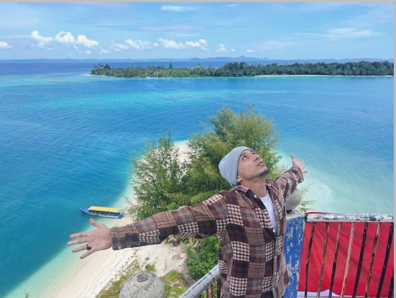 Kekaguman Fauzi Baadilla dengan Keindahan Alam Pulau Banyak Aceh Singkil