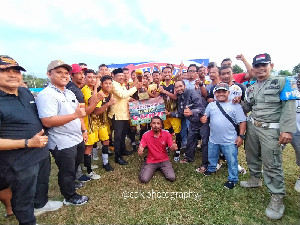 Gatra Fc Geudong Alue Juarai  Turnamen Football Competition Kota Juang  Cup I