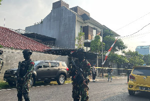 Belasan personel Brimob Bersenjata Lengkap Disiagakan di Rumah Ferdy Sambo