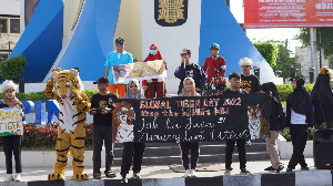 Aksi Teatrikal dan Orasi, Cara Anak Muda Aceh Peringati Hari Harimau Sedunia